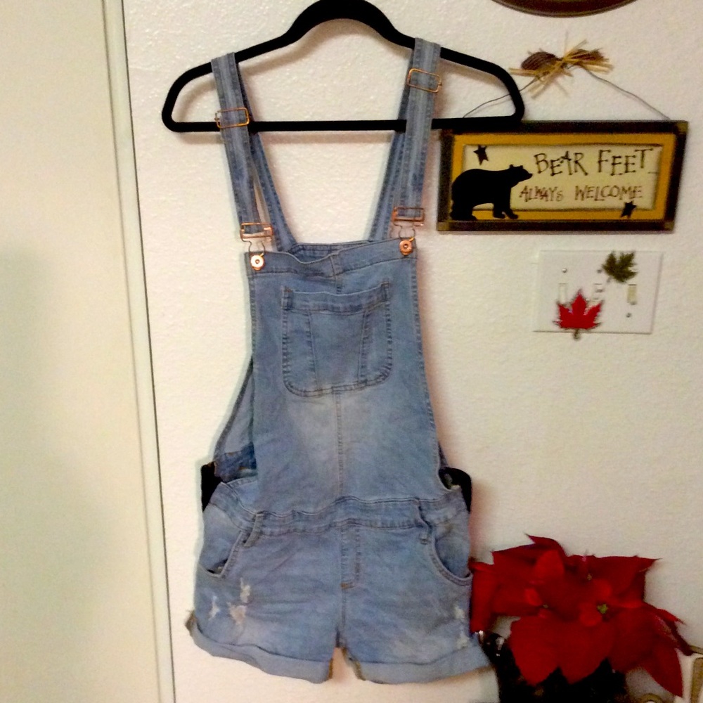 Maternity Short Overalls